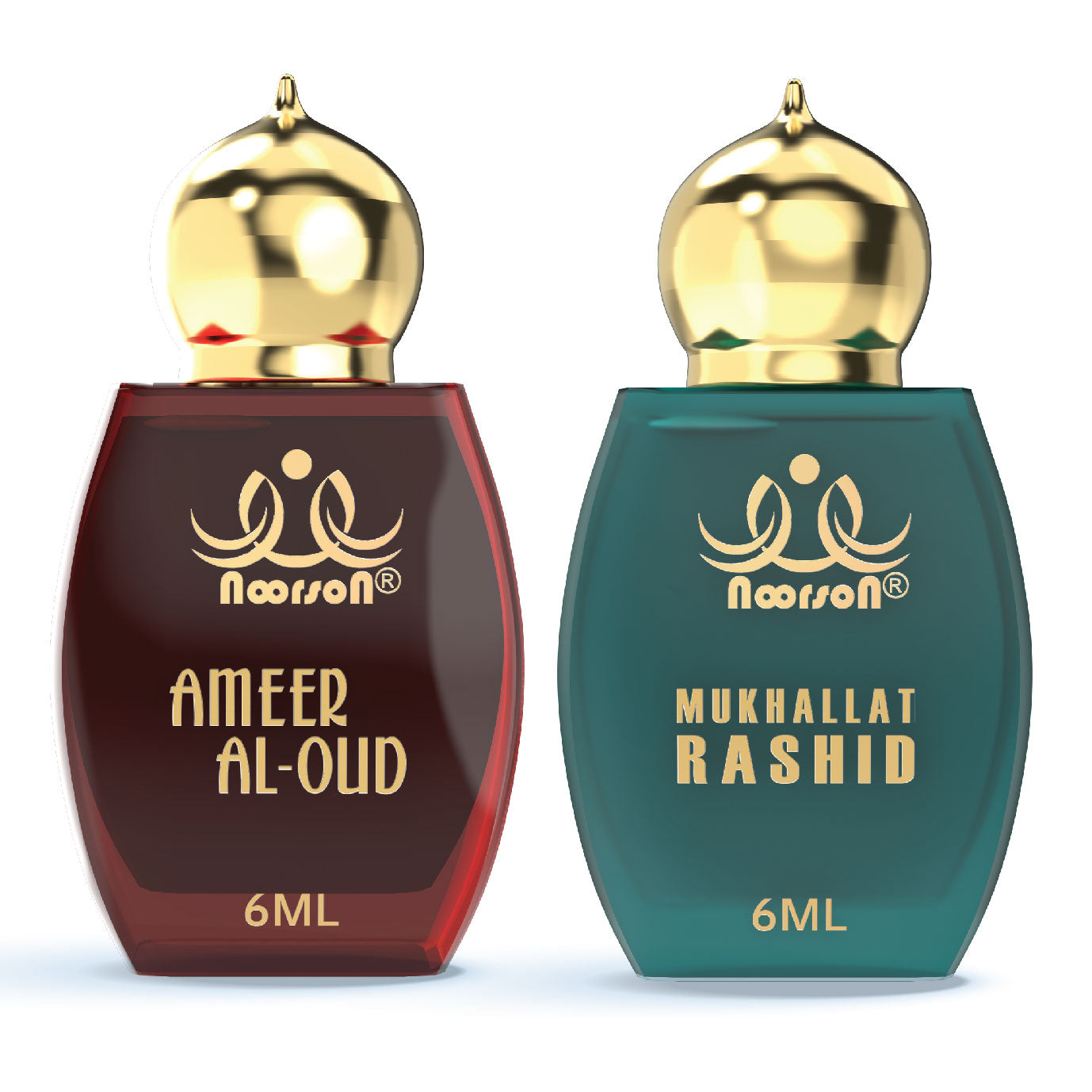 2 Pcs Attar Set – Ameer Al Oud & Mukhallat Rashid_6ml Each