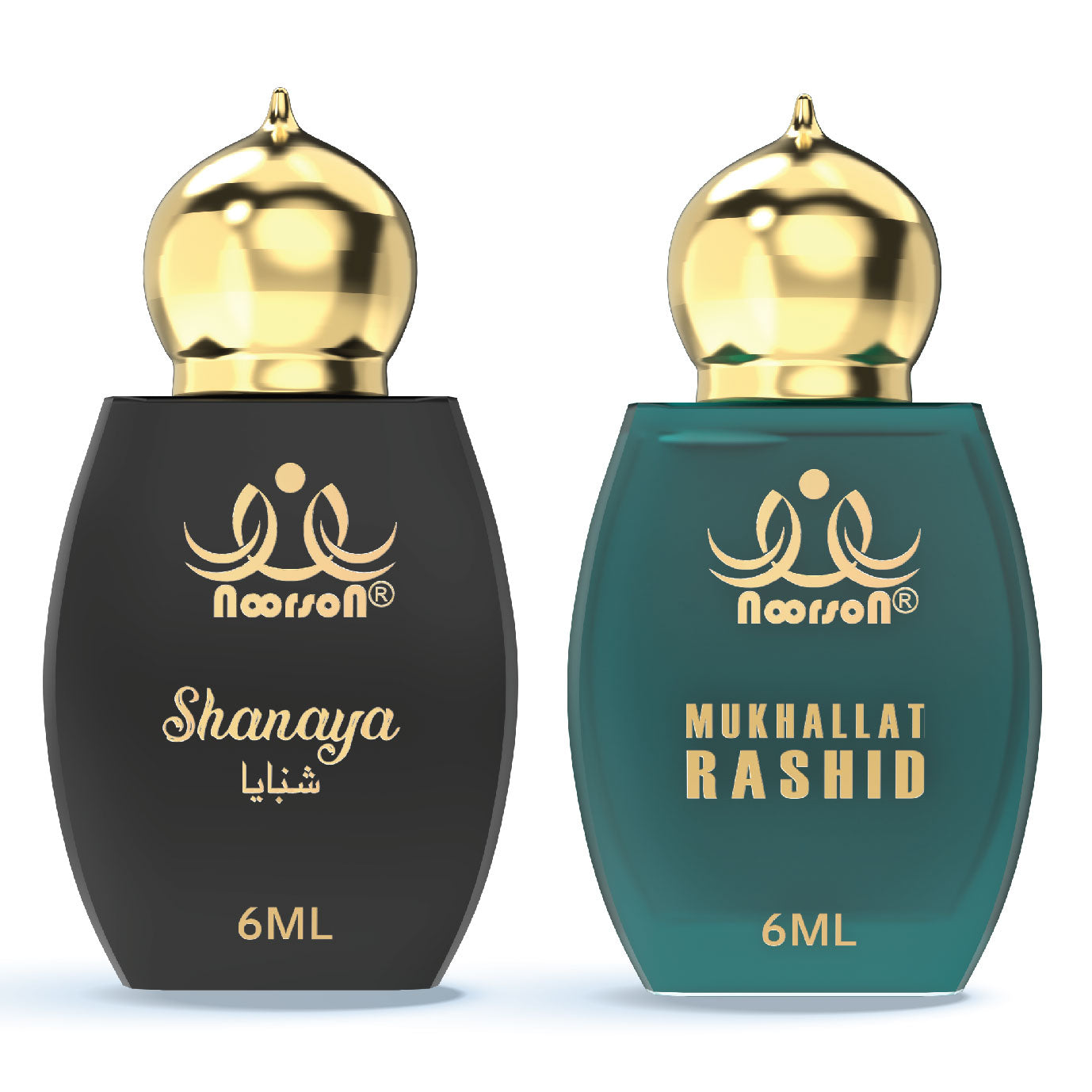 2 Pcs Attar Set – Shanaya And Mukhallat Rashid  6ml Each