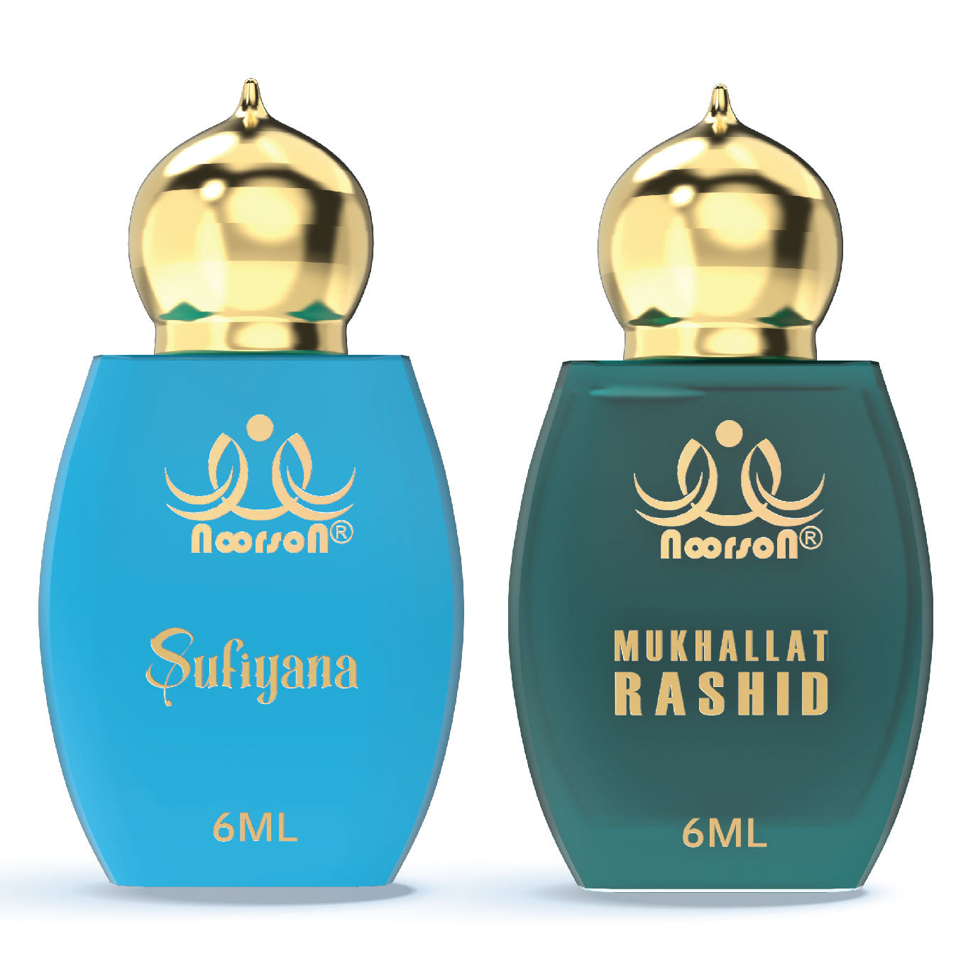 2 Pcs Attar Set – Sufiyana And Mukhallat Rashid  6ml Each