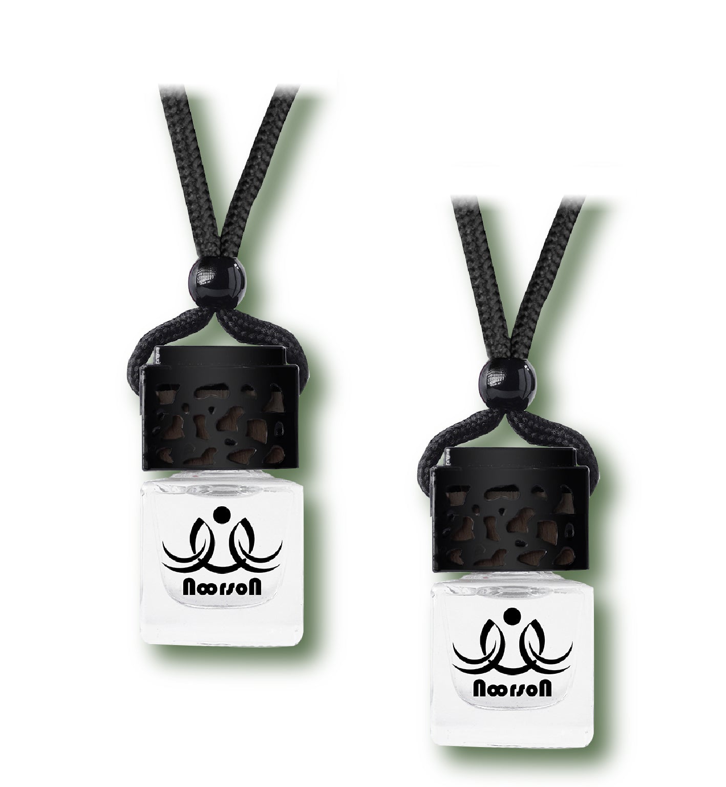 Noorson Lirils Car Air Freshener Hanging with 100% Natural Essential Oils ( Pack Of 2 )