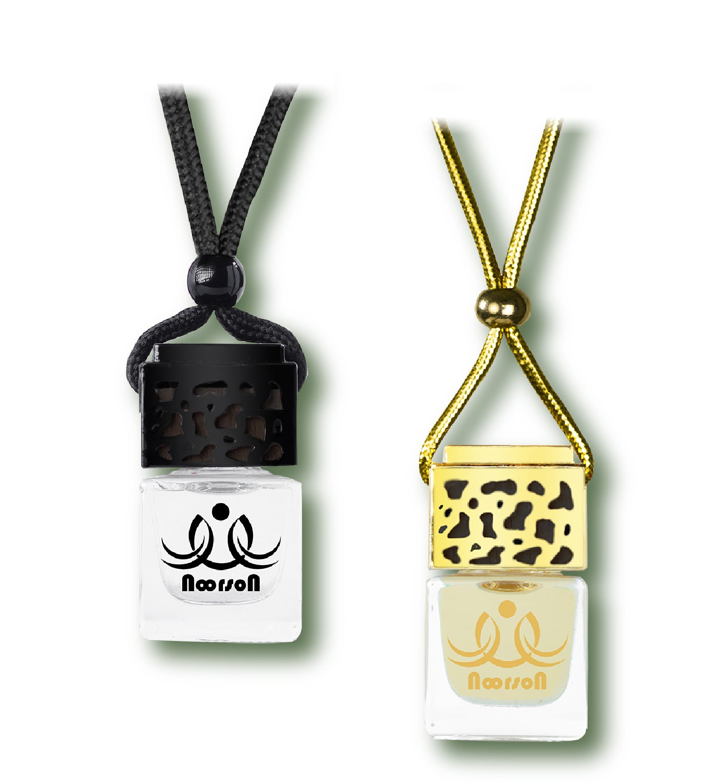 Noorson Lirils Mango Alphanso Car Air Freshener Hanging with 100% Natural Essential Oils ( Pack Of 2 )