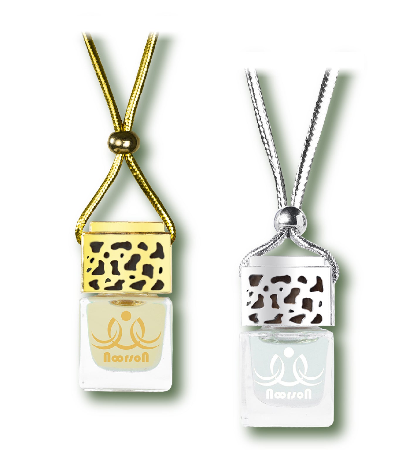 Noorson Mango Alphanso Lemon Car Air Freshener Hanging with 100% Natural Essential Oils ( Pack Of 2 )