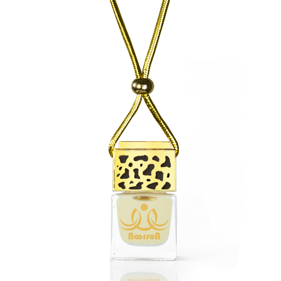 Noorson Lirils Mango Alphanso Car Air Freshener Hanging with 100% Natural Essential Oils ( Pack Of 2 )