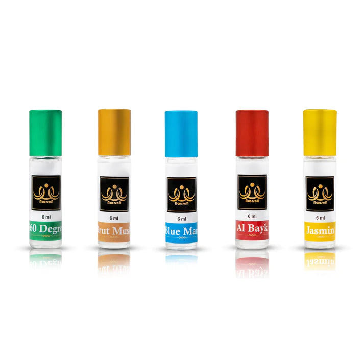 Noorson Special Attar Perfume Combo - Ibadat, Royal, Silver