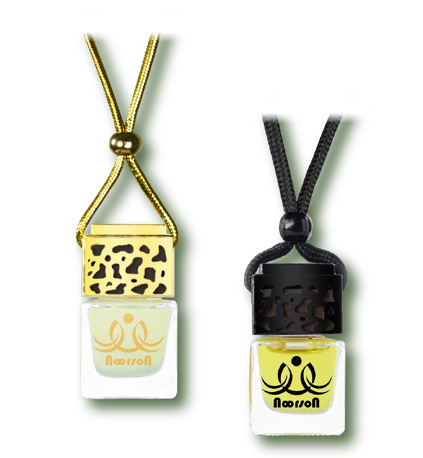 Noorson Tangy Masti Orange Car Air Freshener Hanging with 100% Natural Essential Oils ( Pack Of 2 )