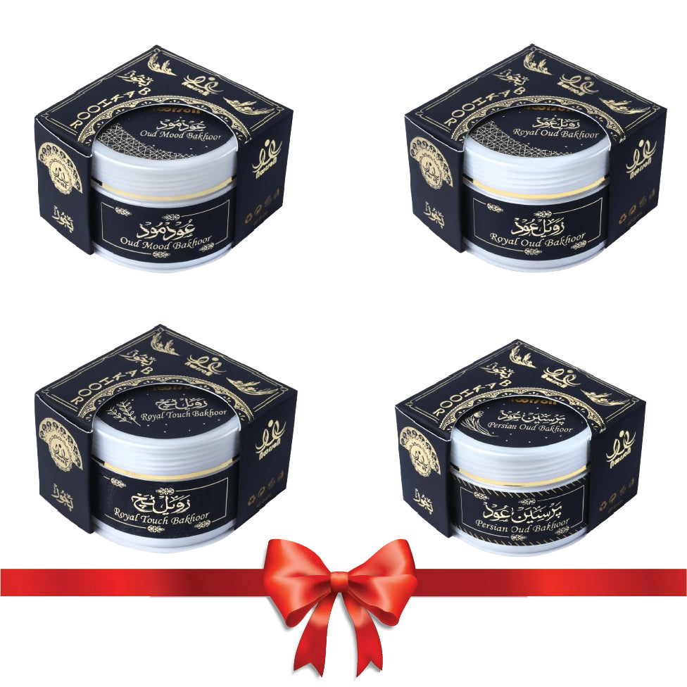 Bakhoor Persian Oud & Royal Oud , Royal Touch  & Oud Mood  Premium Quality  ( 04 x 40 Gram : Pack of 04 )