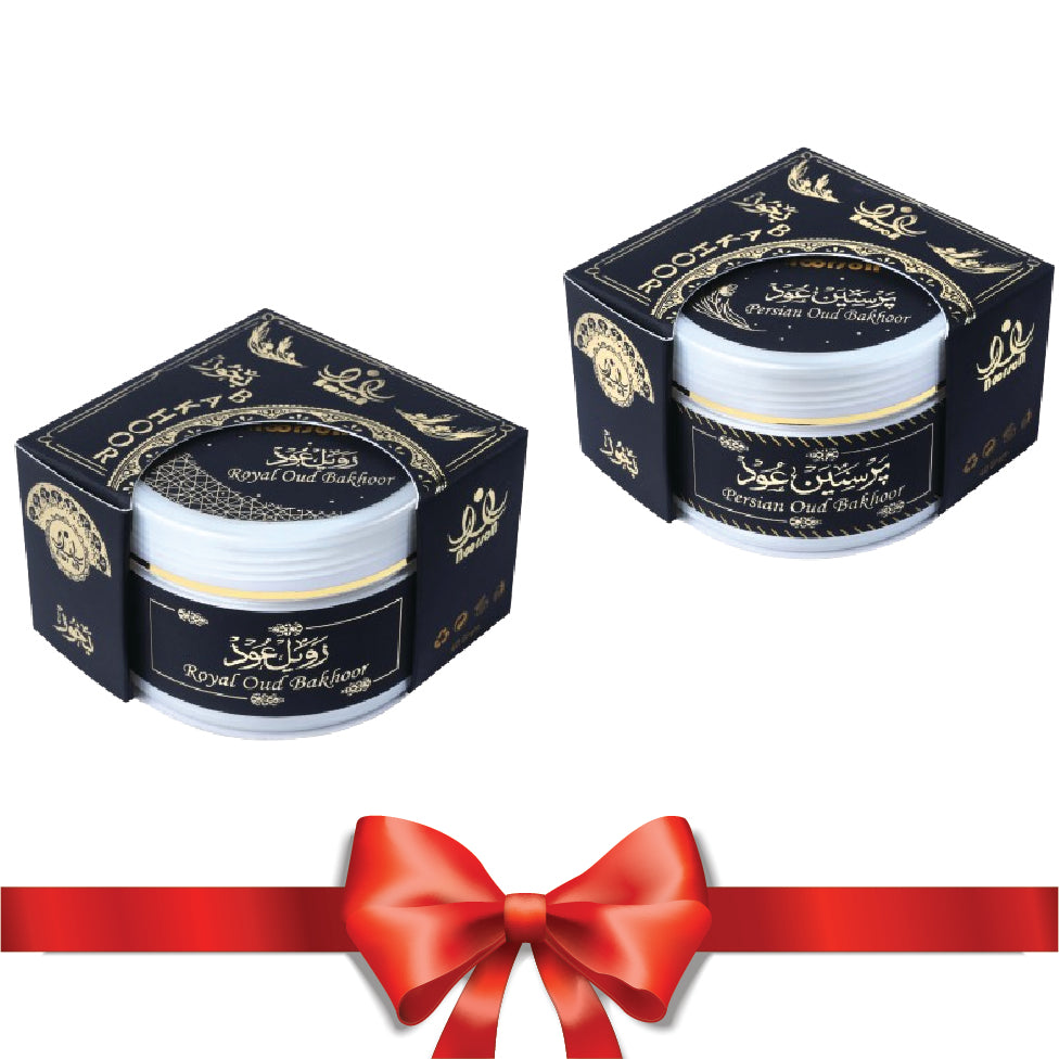 Bakhoor Persian Oud & Royal Oud Premium Quality  (02 x 40 Gram : Pack of 02)