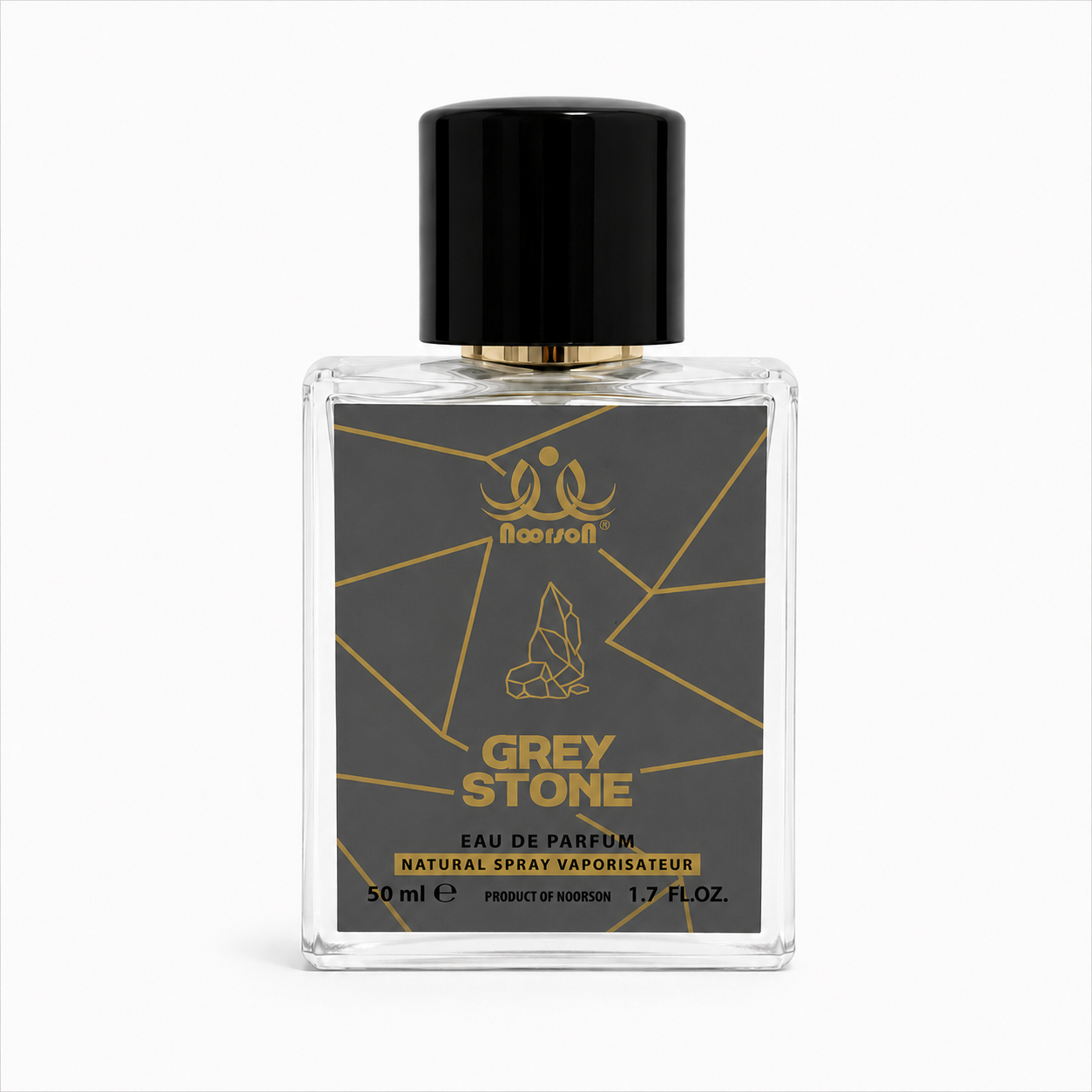 Noorson Grey Stone Ibadat Series Natural Spray Vaporisateur  Eau de Parefum 50ml for Men and Women