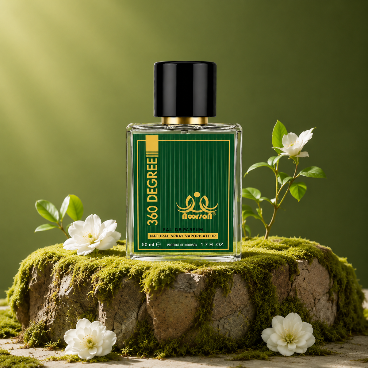 Noorson Bright Musk Ibadat Series Natural Spray Vaporisateur  Eau de Parefum 50ml for Men and Women