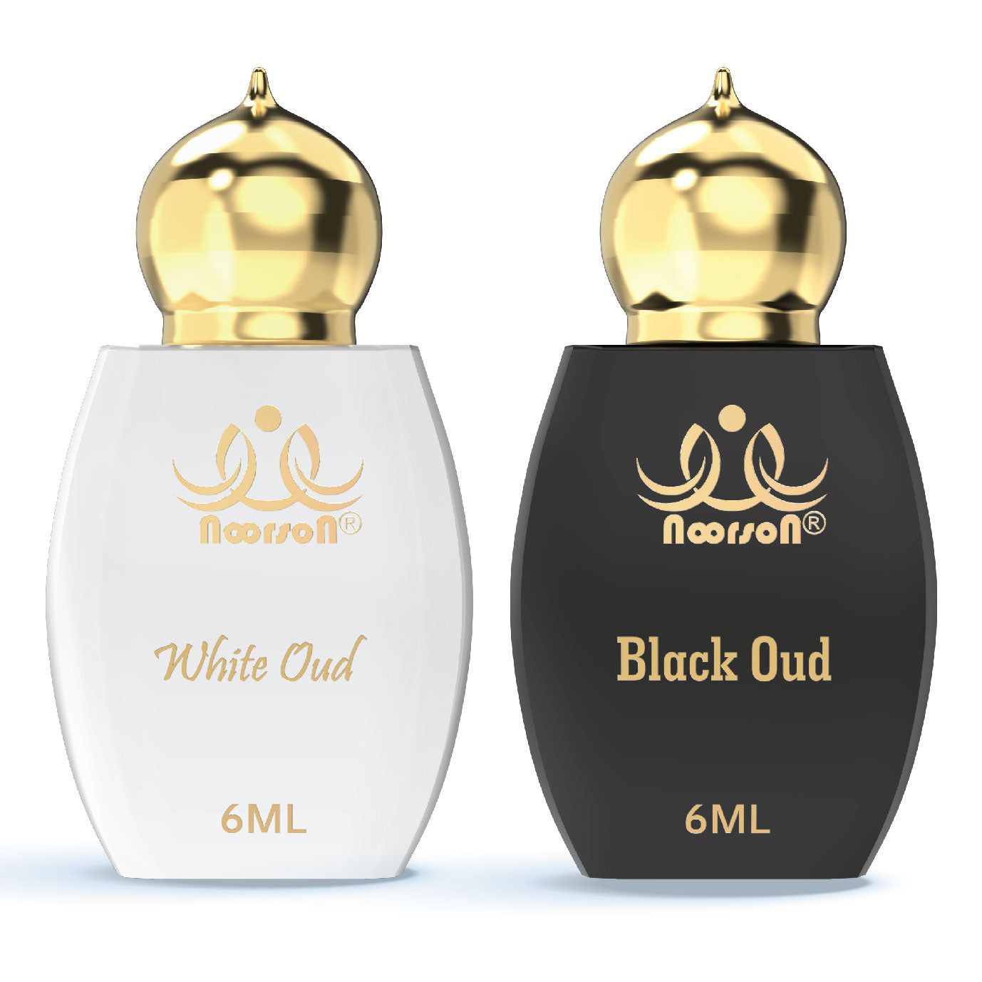 2 Pcs Attar Set –  White Oud And Black Oud  6ml Each