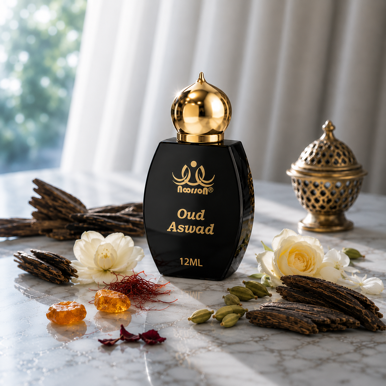Oud Aswad Non-Alcoholic Premium Quality Attar Perfume