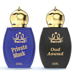 Oud Aswad 06Ml + Private Musk  06Ml