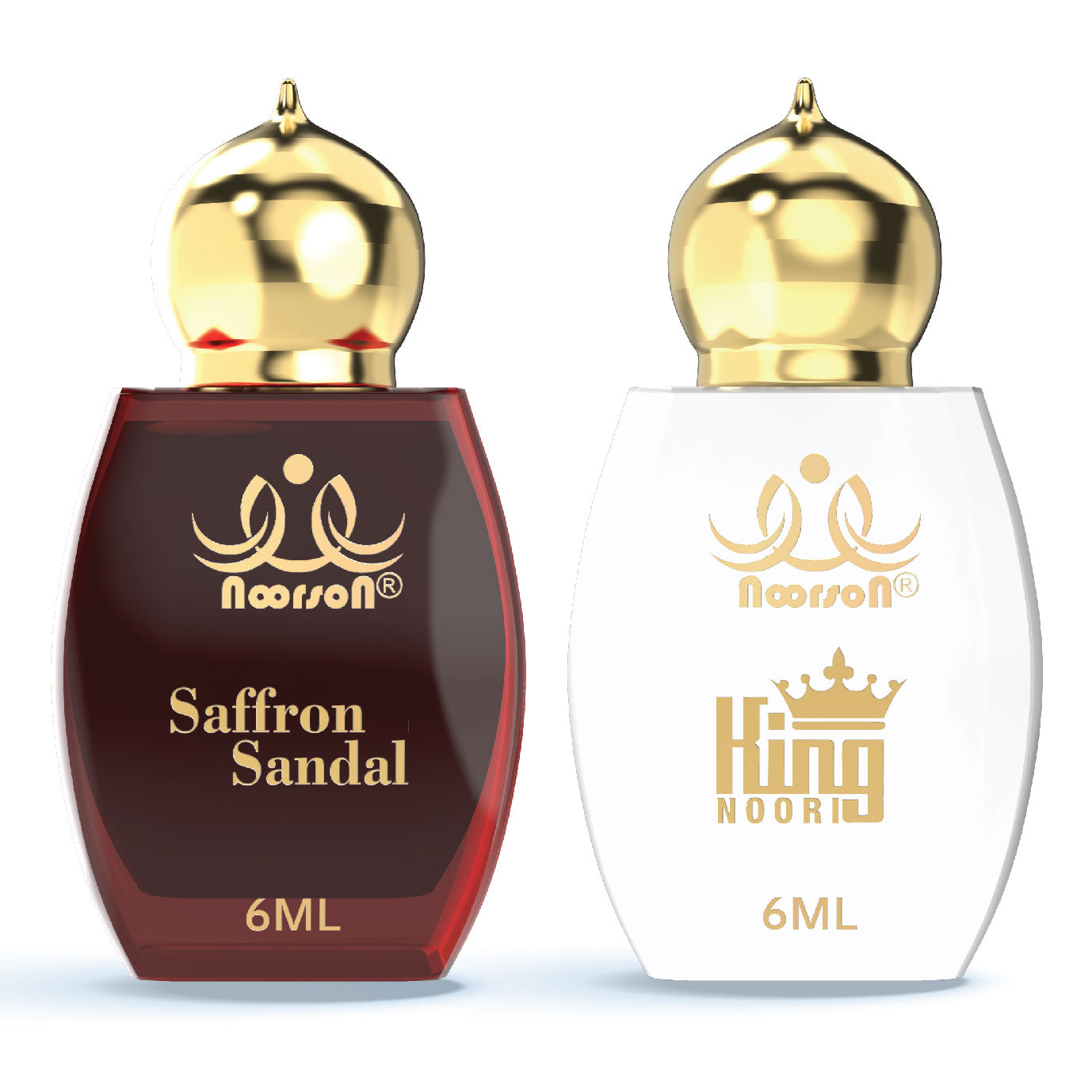 2 Pcs Attar Set – Saffron Sandal And King Noori 6ml Each