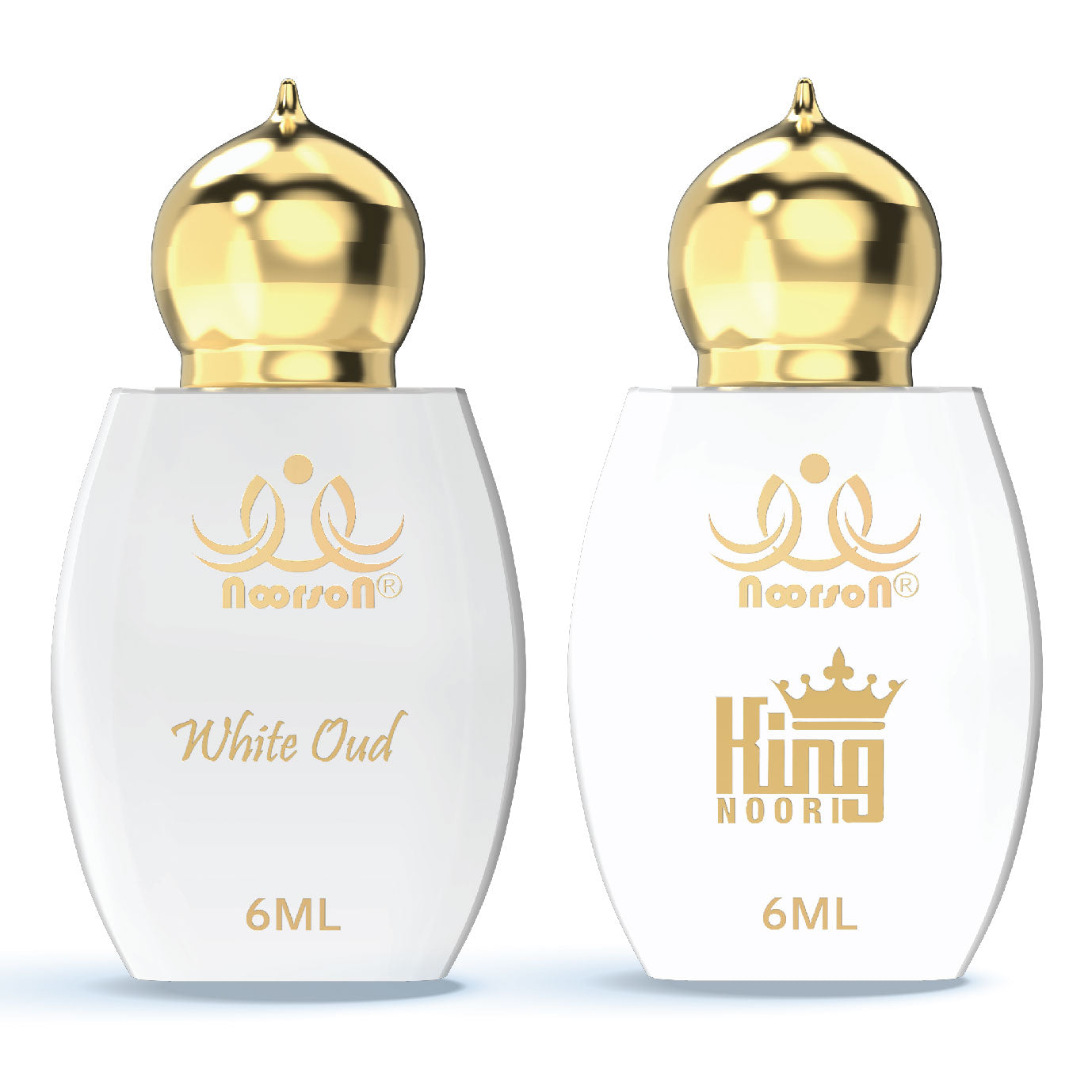2 Pcs Attar Set –  White Oud And King Noori  6ml Each
