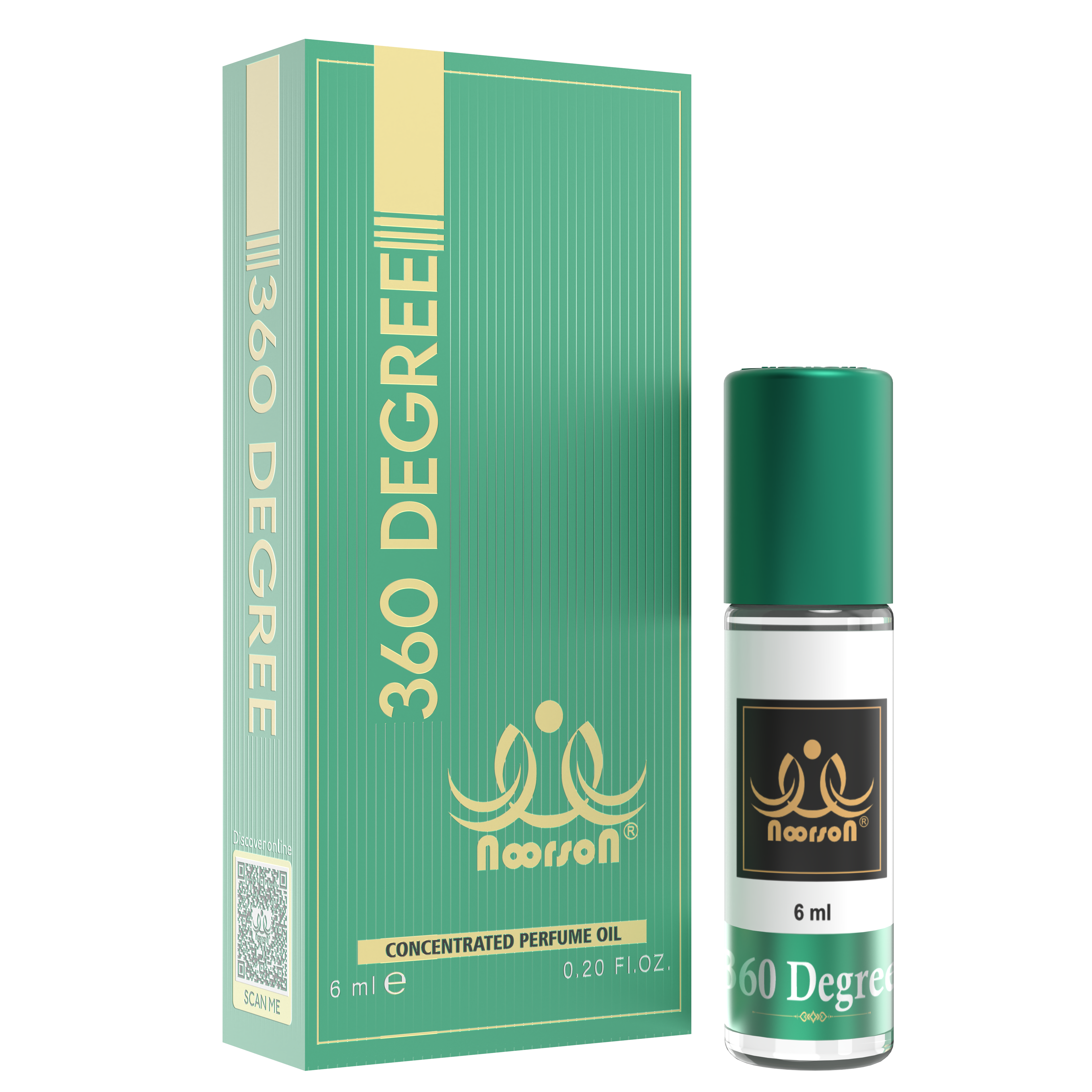 Noorson Bright Musk Attar 6ml | Long Lasting Alcohol-Free Perfume Oil | Premium White Musk Fragrance for Men & Women | Roll-On Ittar | Natural & Concentrated Aroma | Unisex Luxury Attar | Natural & Skin Friendly | Travel Size Roll-On