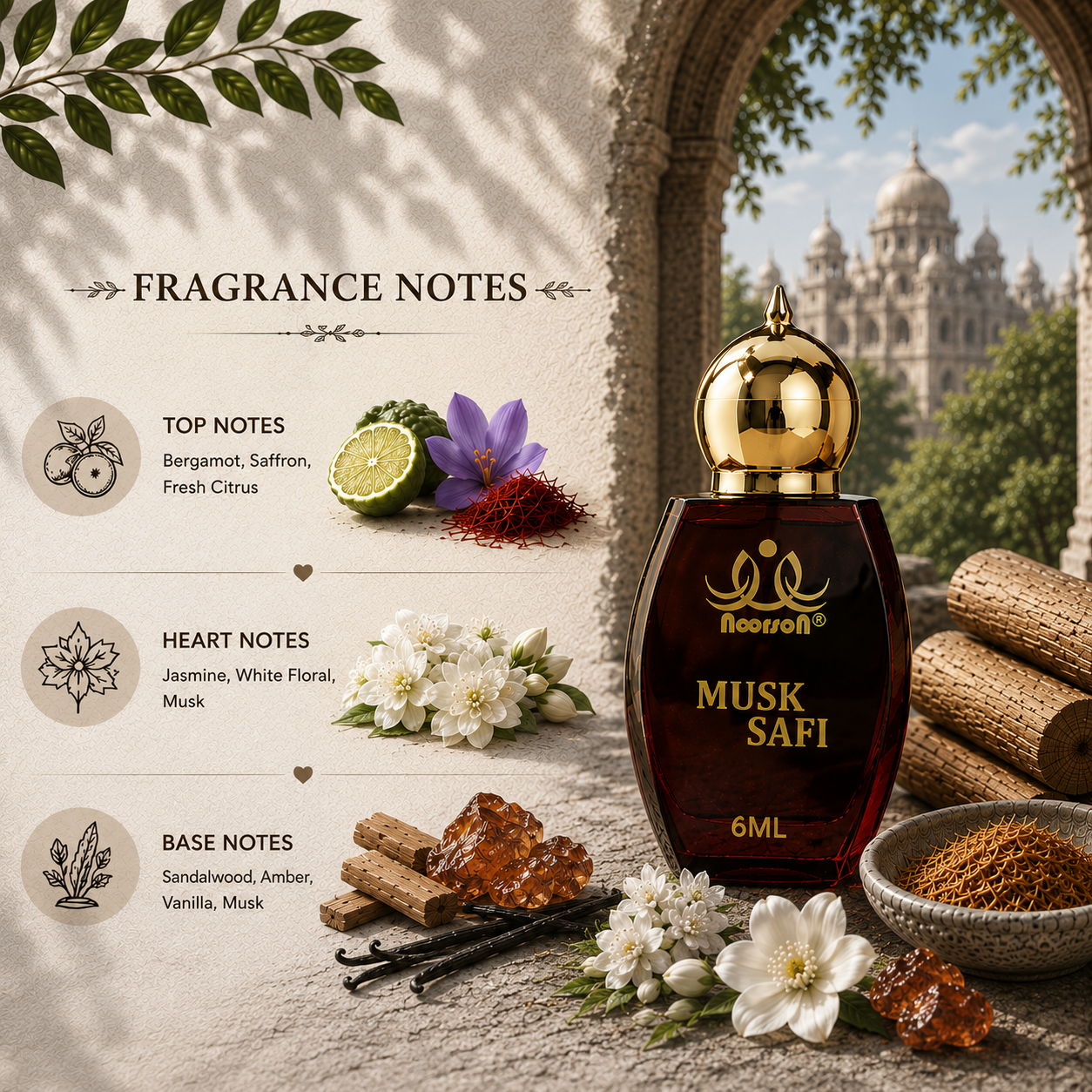 Musk Safi Non-Alcoholic Premium Quality Attar Perfume