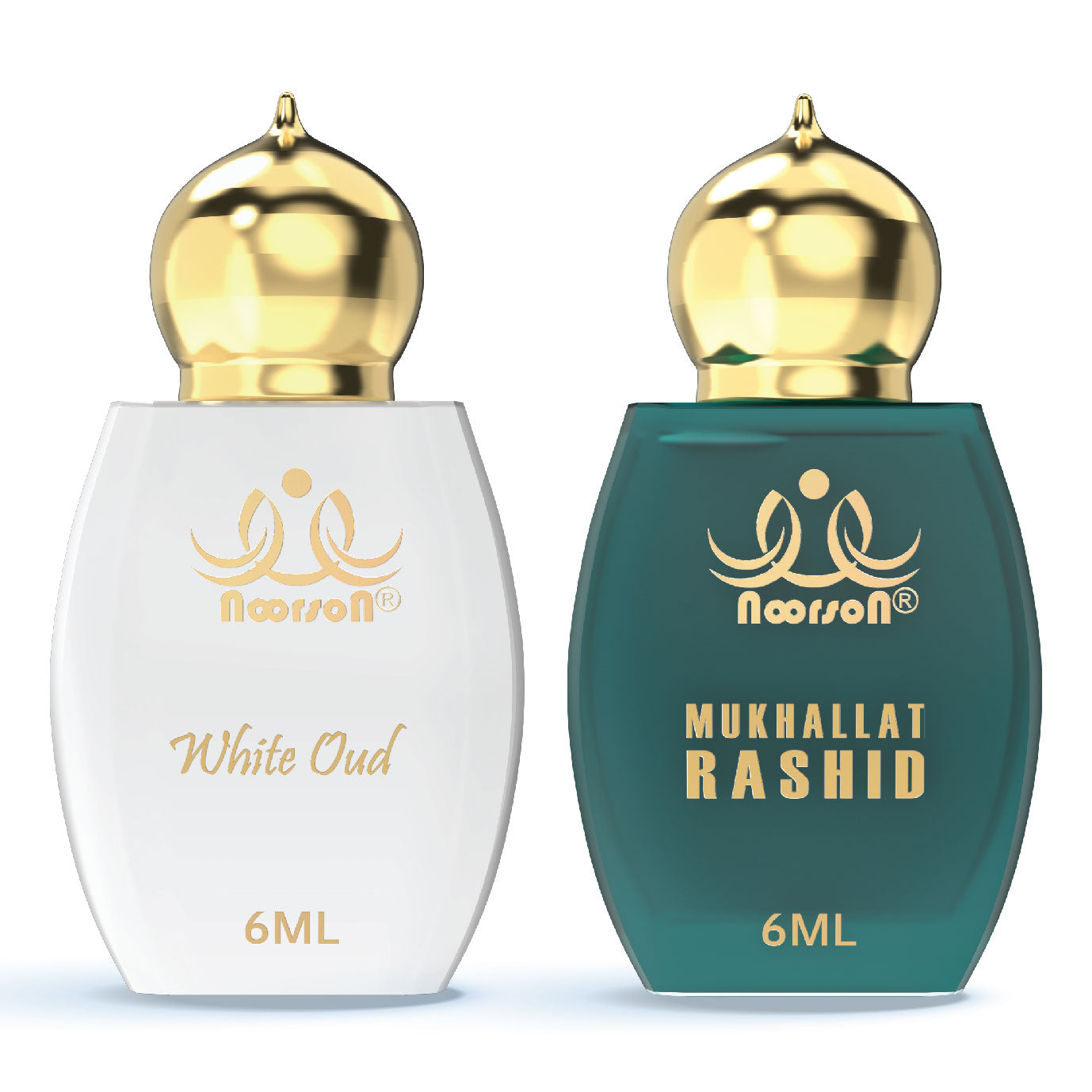 2 Pcs Attar Set – White Oud  And Mukhallat Rashid  6ml Each