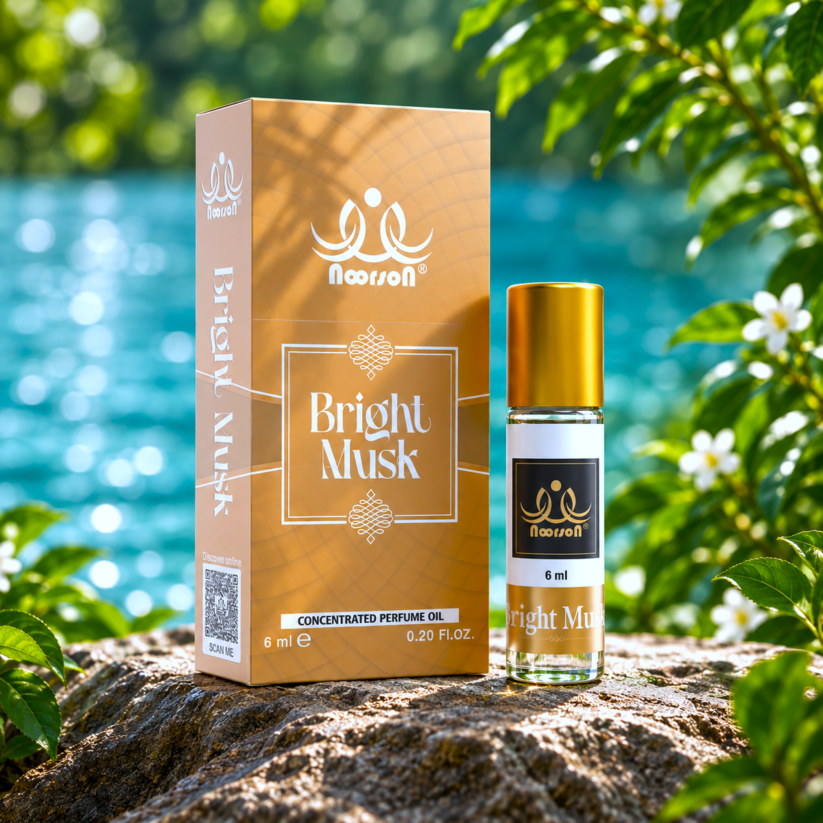 Noorson Bright Musk 06ML | Ibadat series | Alcohol free | Unisex