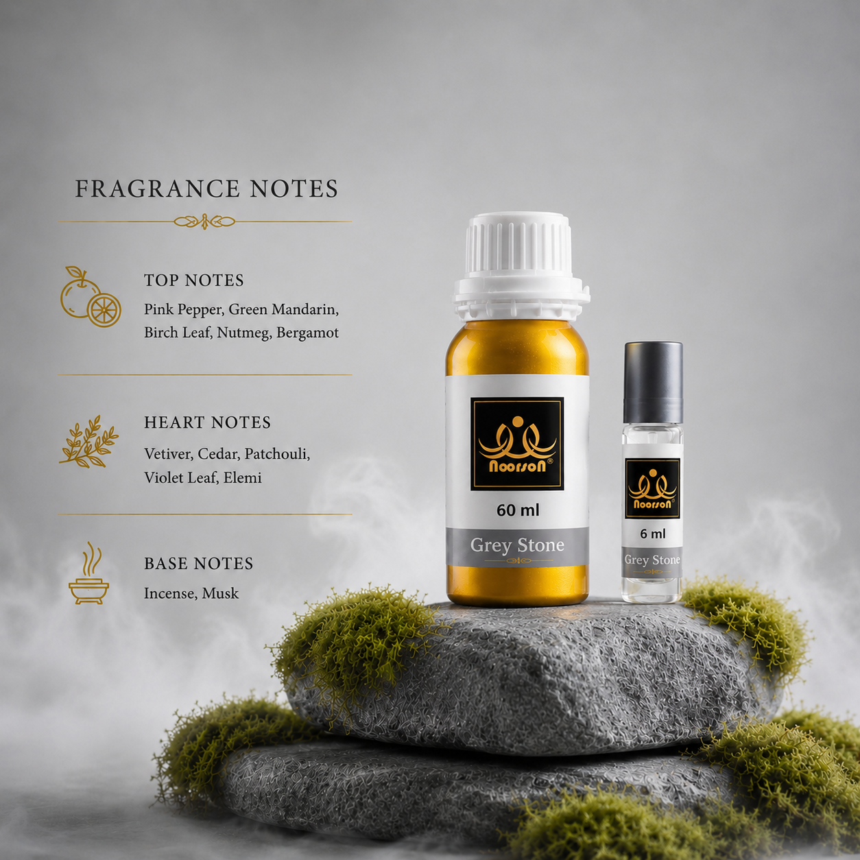 Grey Stone Non-Alcoholic Premium Quality Attar Perfume - Mega Pack
