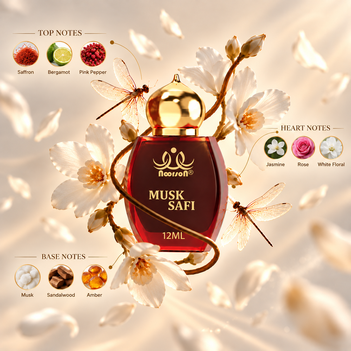Musk Safi Non-Alcoholic Premium Quality Attar Perfume 12ml