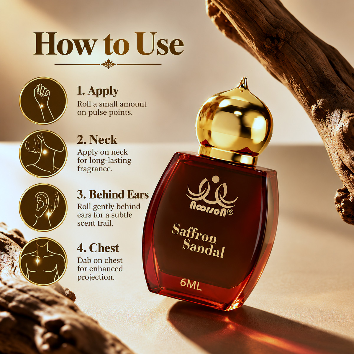 Musk Safi Non-Alcoholic Premium Quality Attar Perfume 6ml
