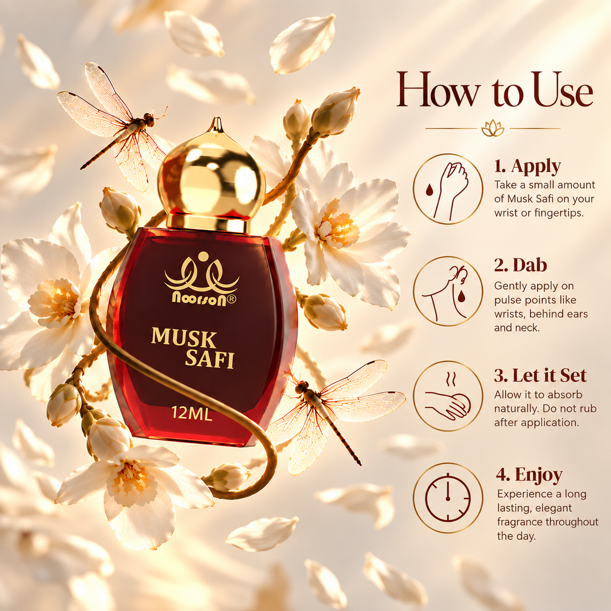 Musk Safi Non-Alcoholic Premium Quality Attar Perfume 12ml