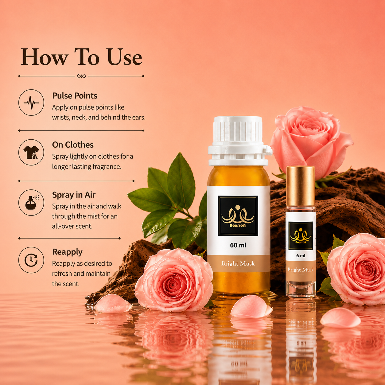 Bright Musk Non-Alcoholic Premium Quality Attar Perfume - Mega Pack