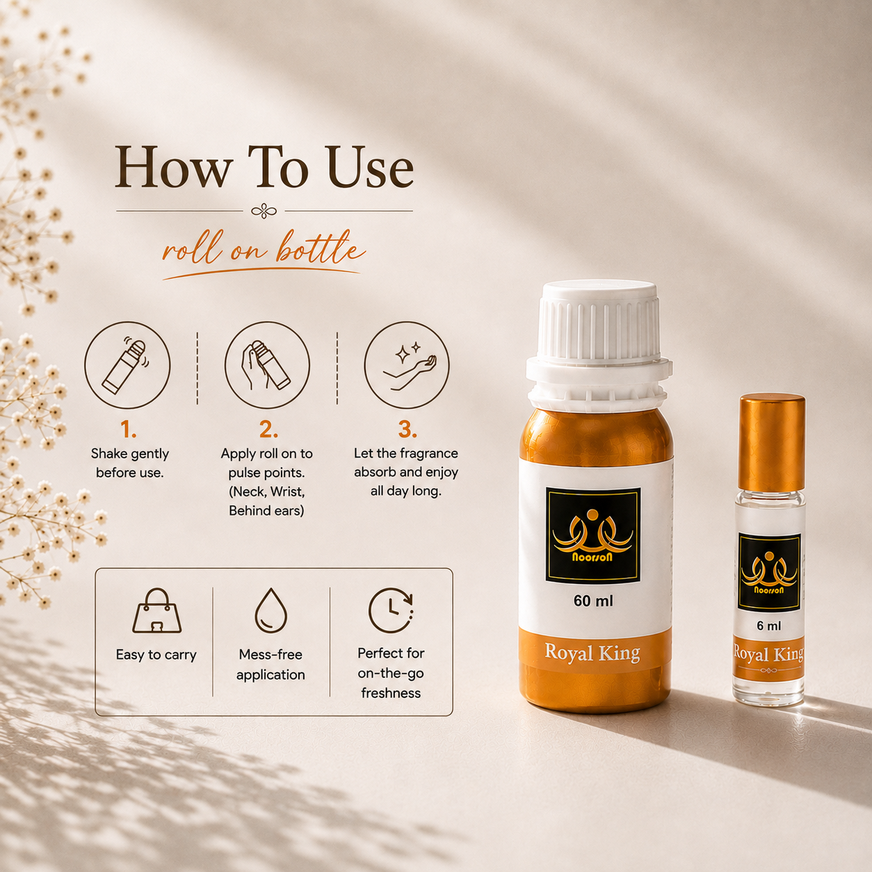 Royal King Non-Alcoholic Premium Quality Attar Perfume