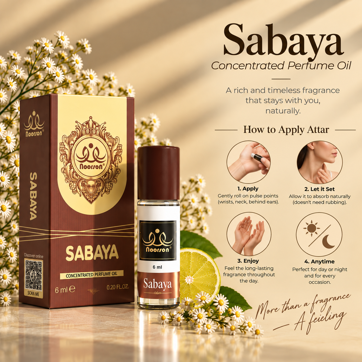 Noorson Sabaya 06ML | Ibadat series | Alcohol free | Unisex