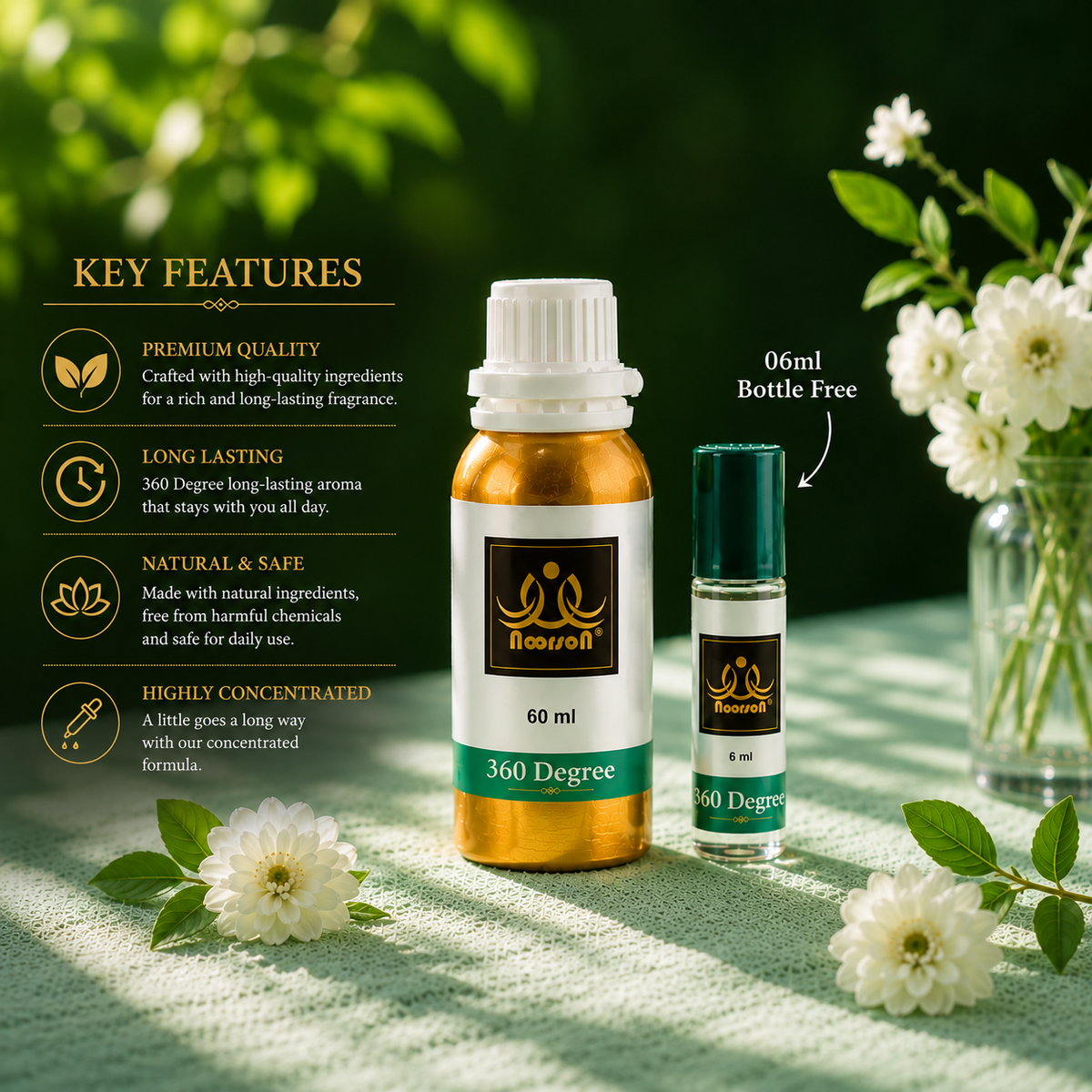 360 Degree Non-Alcoholic Premium Quality Attar Perfume - Mega Pack