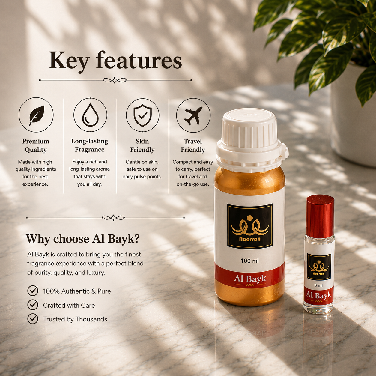 Al Bayk Non-Alcoholic Premium Quality Attar Perfume - Mega Pack