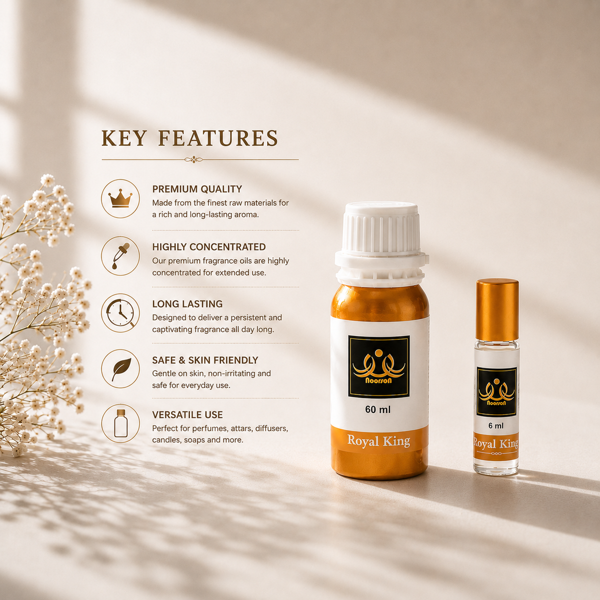Royal King Non-Alcoholic Premium Quality Attar Perfume