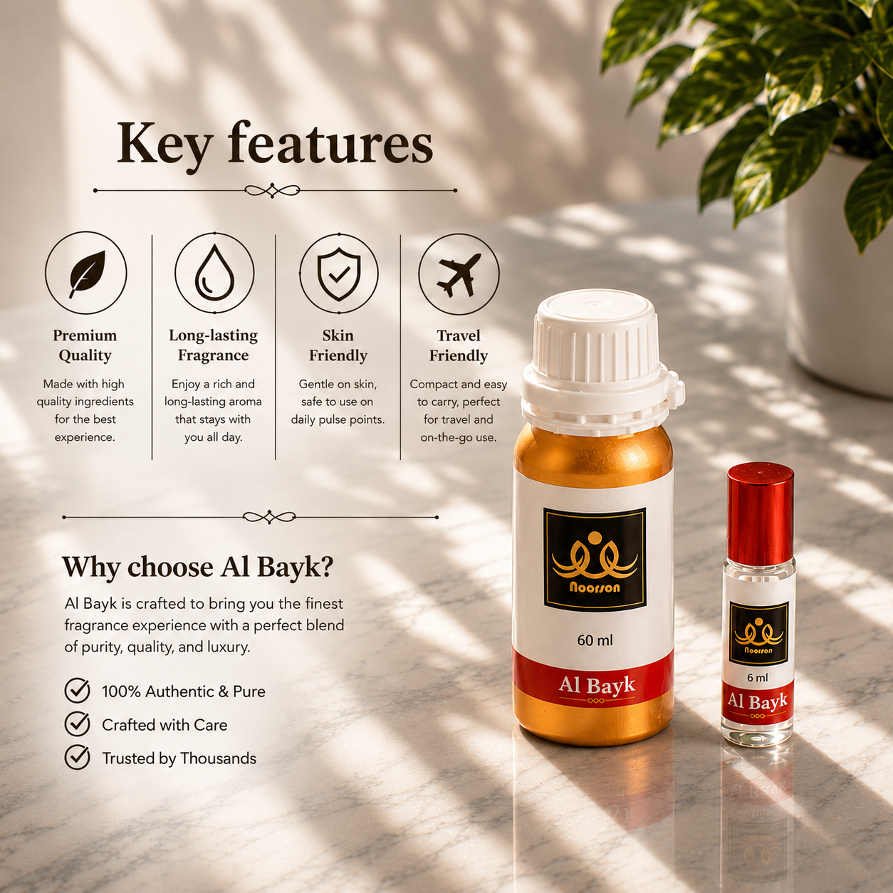 Al Bayk Non-Alcoholic Premium Quality Attar Perfume - Mega Pack