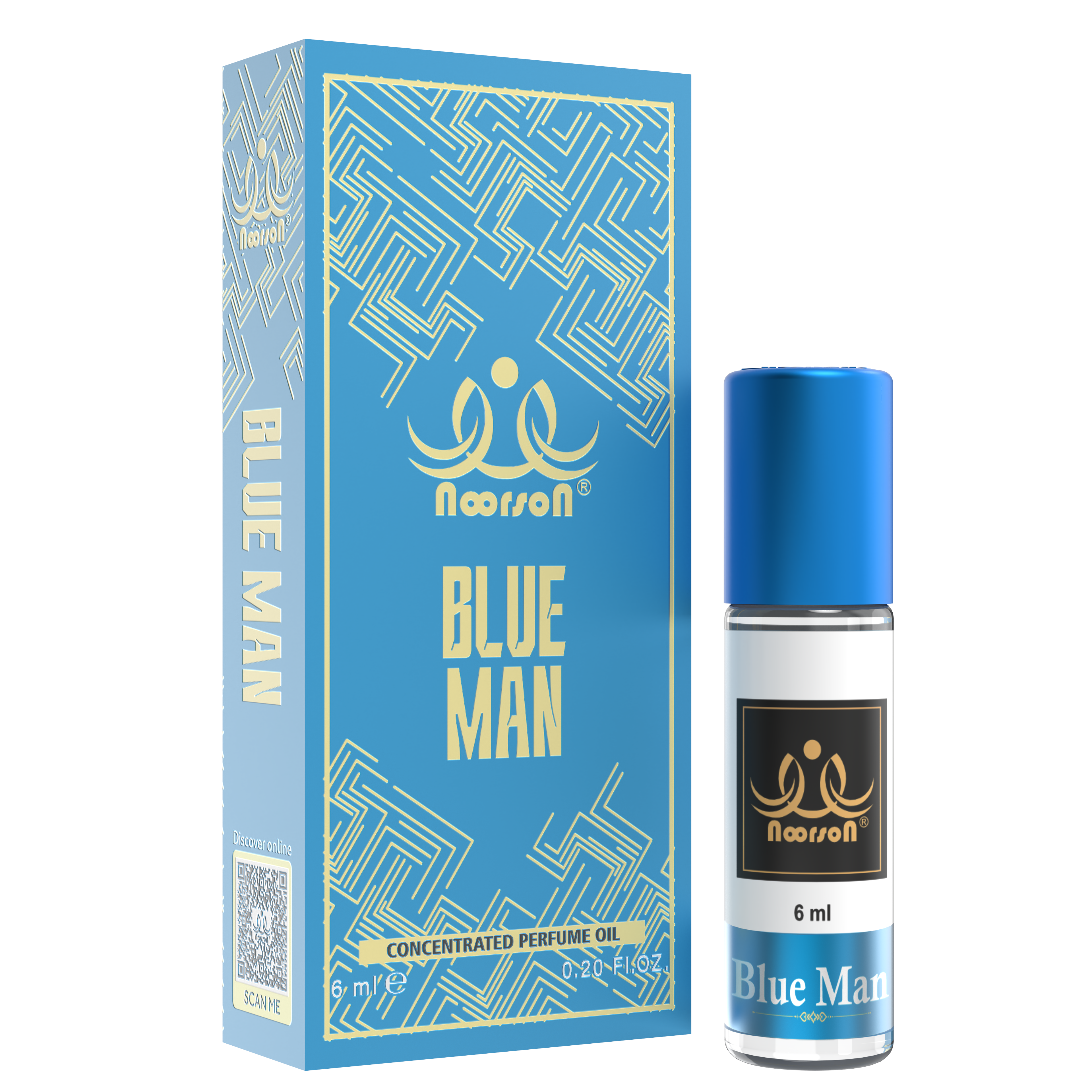 Noorson Bright Musk Attar 6ml | Long Lasting Alcohol-Free Perfume Oil | Premium White Musk Fragrance for Men & Women | Roll-On Ittar | Natural & Concentrated Aroma | Unisex Luxury Attar | Natural & Skin Friendly | Travel Size Roll-On