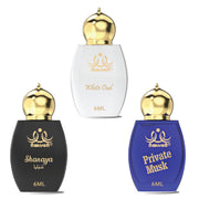 3 Pcs Attar Set White Oud, Shanaya & Private Musk 06Ml Each