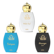3 Pcs Attar Set – WHITE OUD , SUFIYANA & SHANAYA  06ML