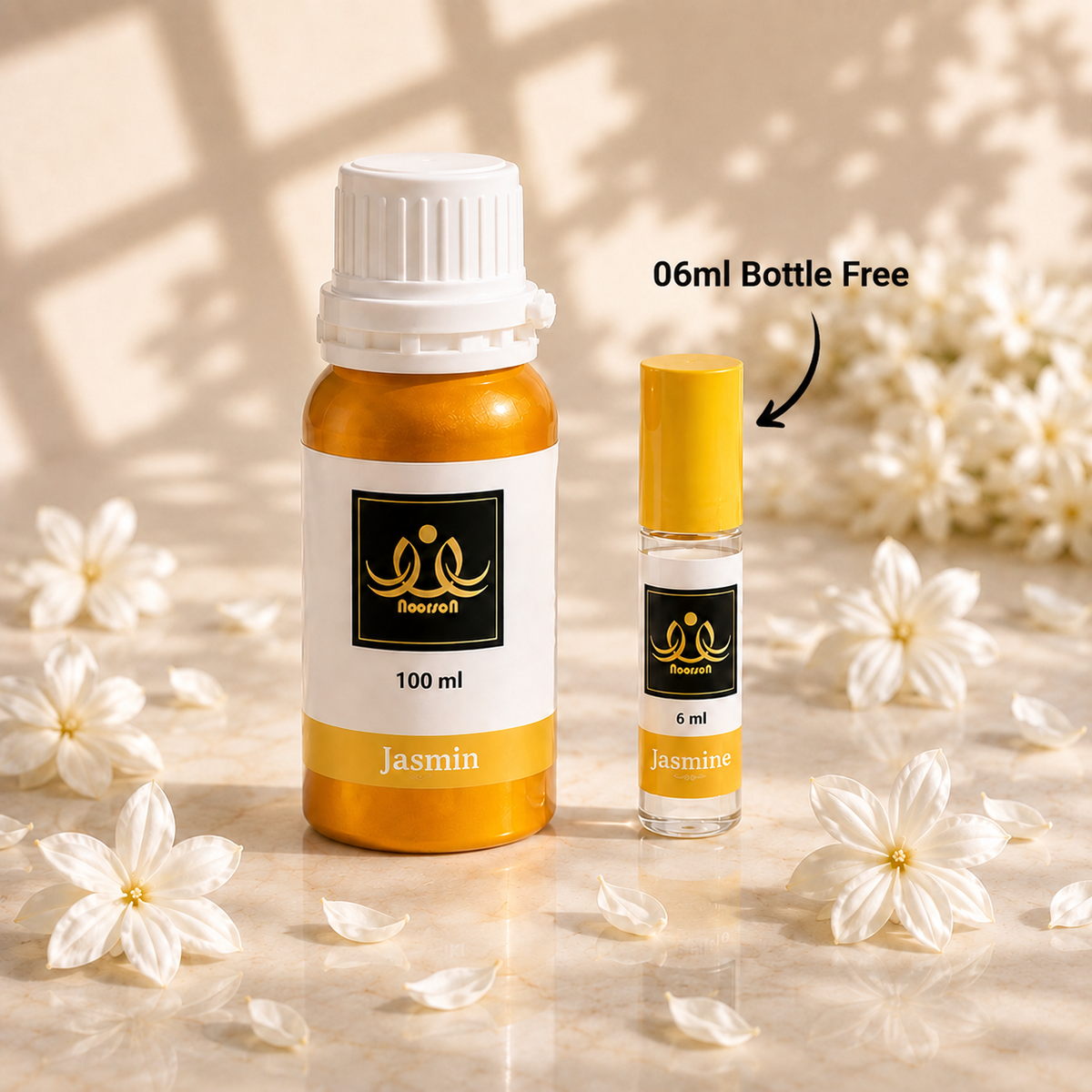 Jasmin Non-Alcoholic Premium Quality Attar Perfume - Mega Pack