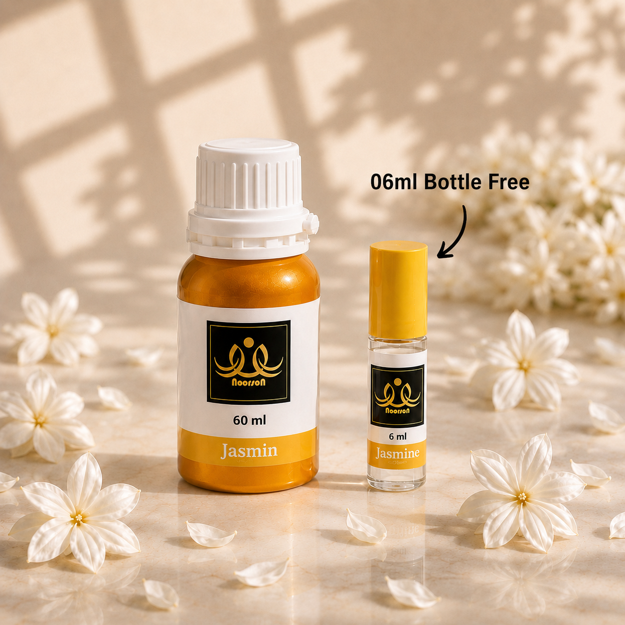 Jasmin Non-Alcoholic Premium Quality Attar Perfume - Mega Pack