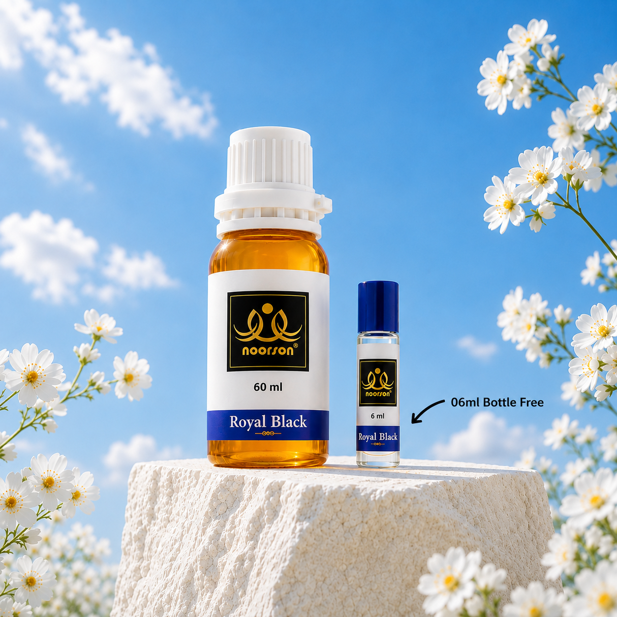 Royal Black Non-Alcoholic Premium Quality Attar Perfume - Mega Pack