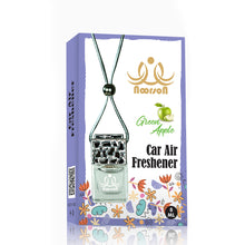 नूरसन ग्रीन एप्पल कार एयर फ्रेशनर 100% प्राकृतिक आवश्यक तेलों के साथ लटकता है