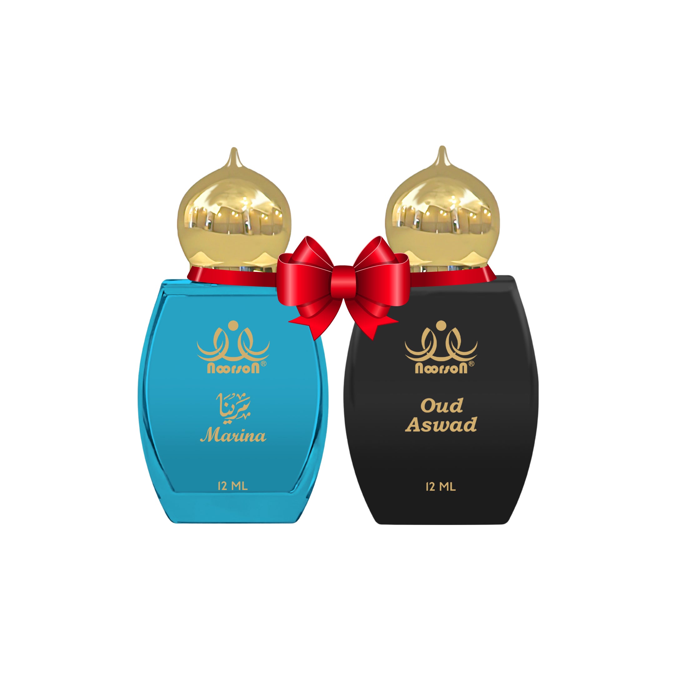 2 Pcs Attar Set Marina And Oud Aswad 12 Ml Each