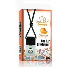 Noorson Lirils Orange Car Air Freshener Hanging with 100% Natural Essential Oils ( Pack Of 2 )