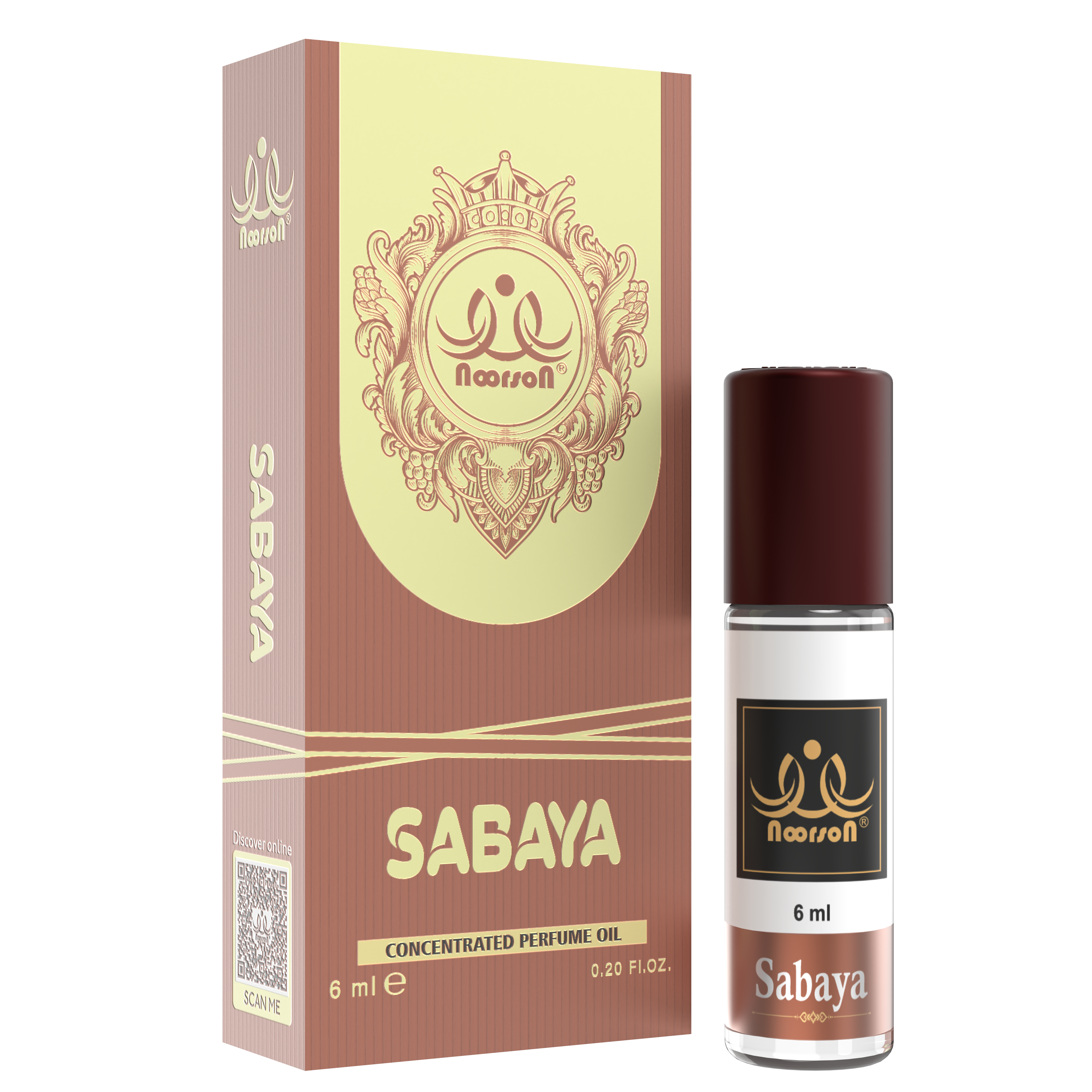 Noorson Bright Musk Attar 6ml | Long Lasting Alcohol-Free Perfume Oil | Premium White Musk Fragrance for Men & Women | Roll-On Ittar | Natural & Concentrated Aroma | Unisex Luxury Attar | Natural & Skin Friendly | Travel Size Roll-On