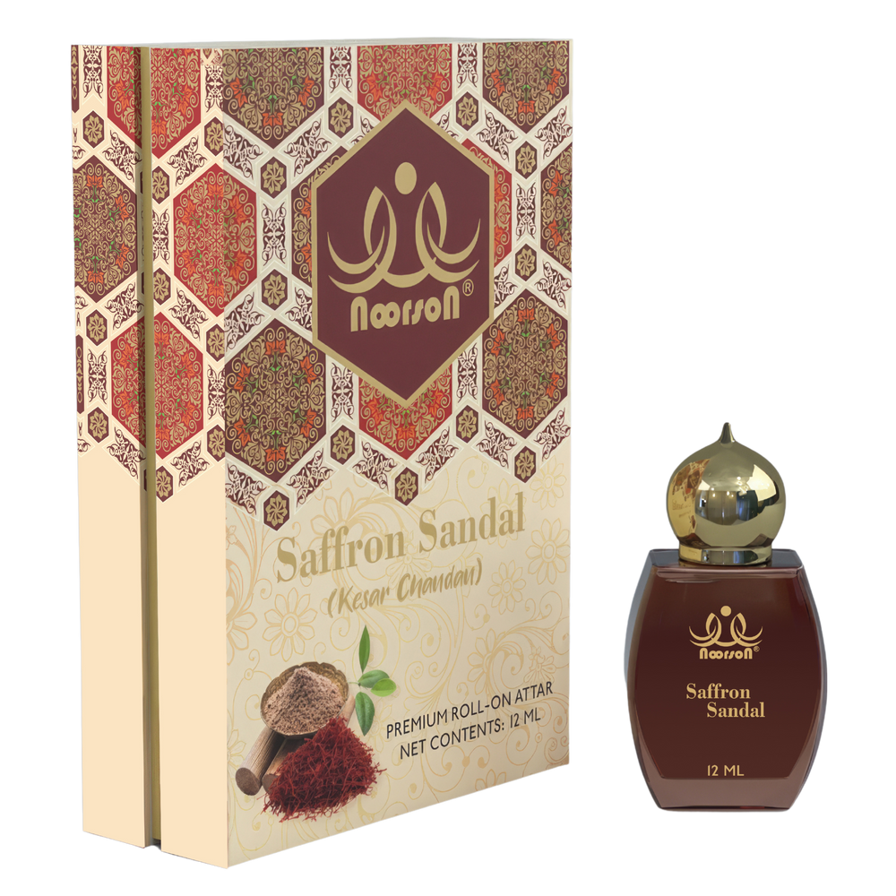 Saffron Sandal (Kesar Chandan) Non-Alcoholic Premium Quality Attar Perfume