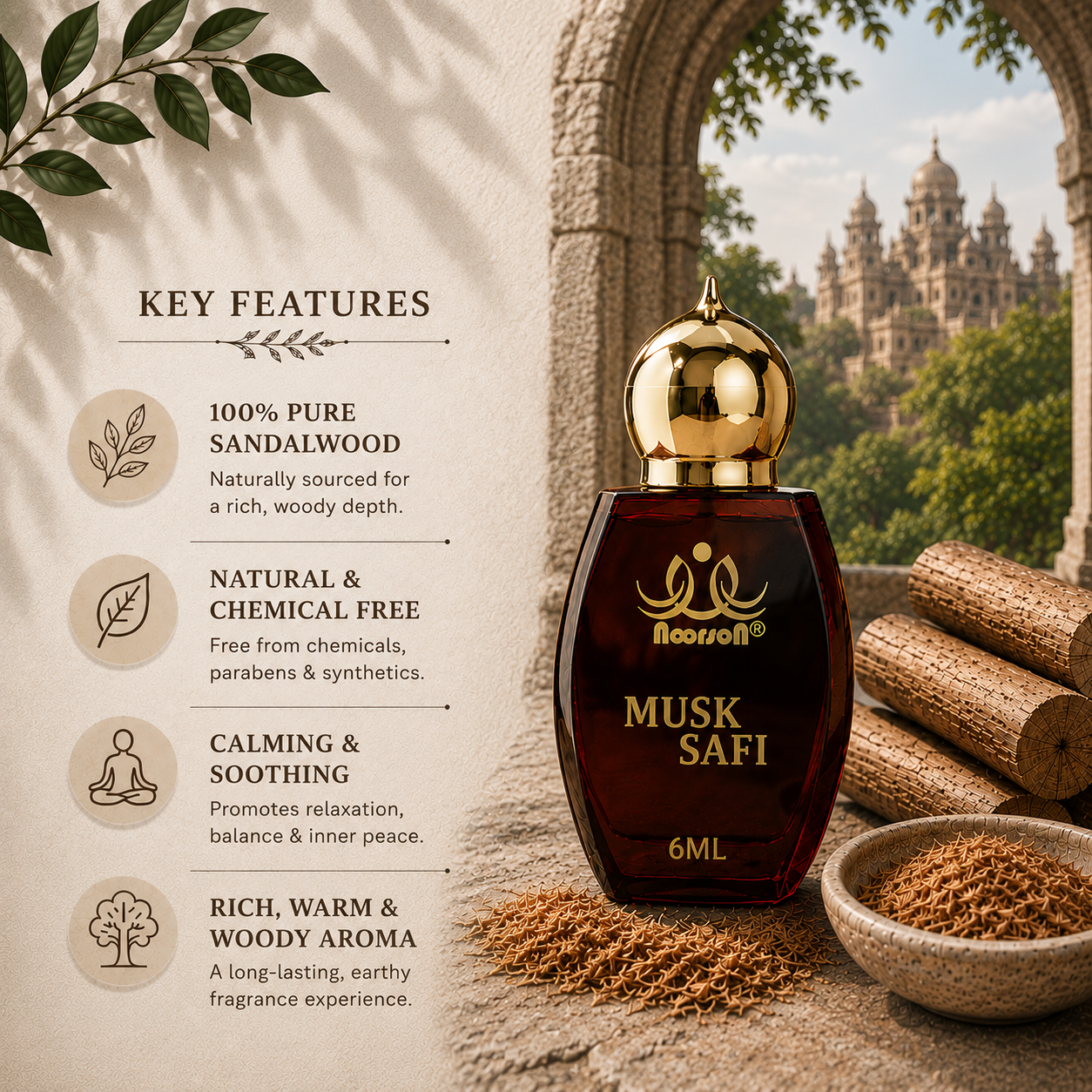 Musk Safi Non-Alcoholic Premium Quality Attar Perfume