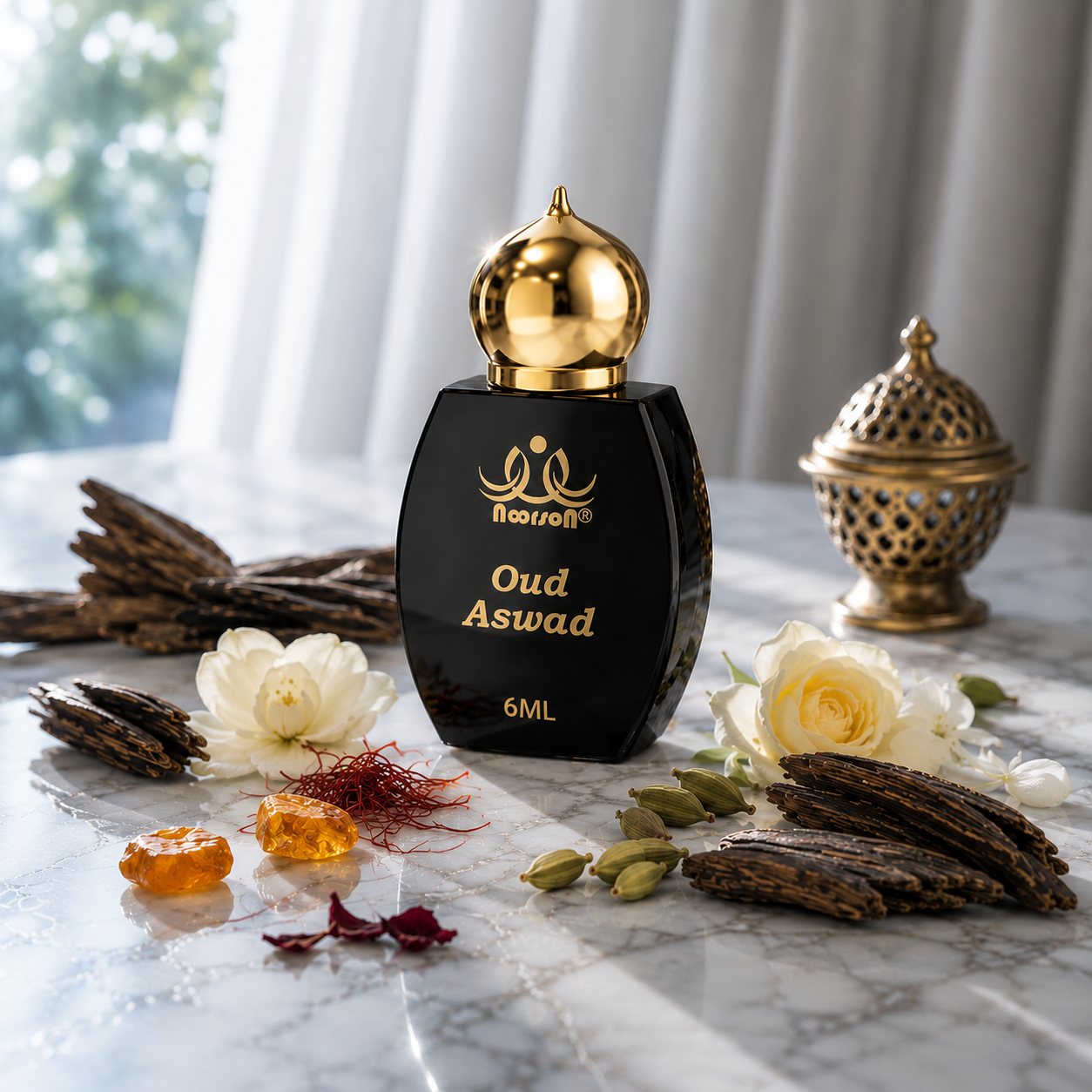 Oud Aswad Non-Alcoholic Premium Quality Attar Perfume