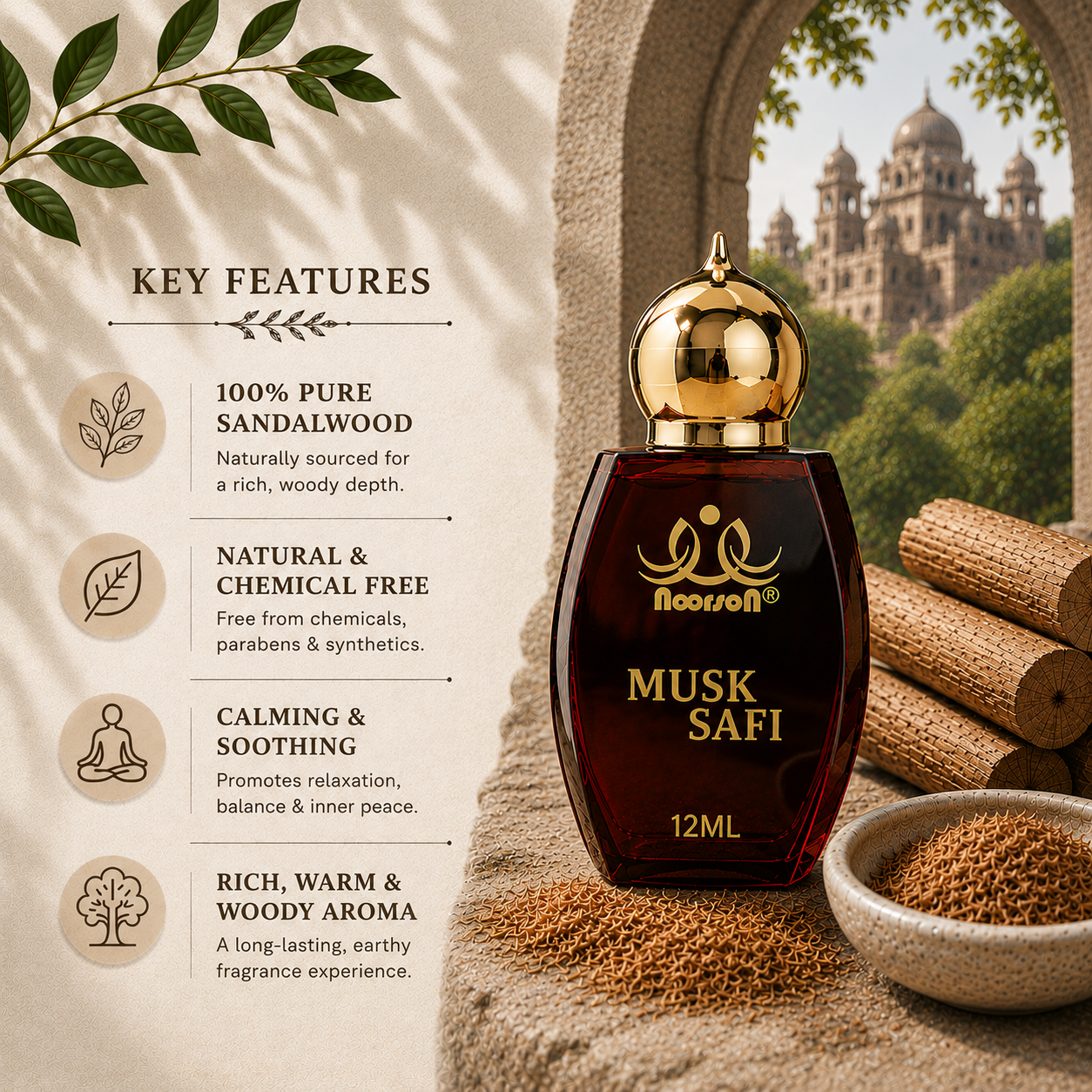 Musk Safi Non-Alcoholic Premium Quality Attar Perfume